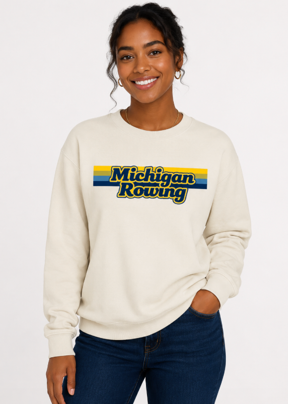 Vintage Michigan Rowing Sweatshirt