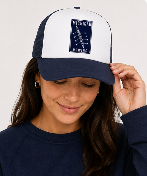 Michigan Rowing Trucker Hat