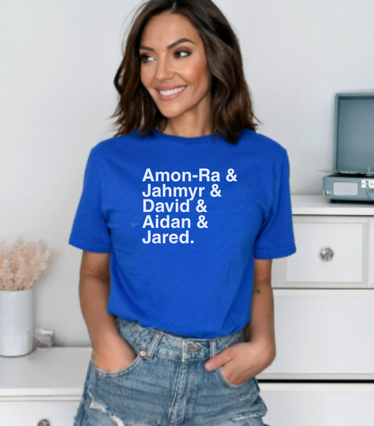 Lions player name T-Shirt