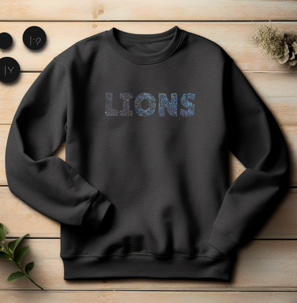 Tone-on tone Spangle Lions Sweatshirt